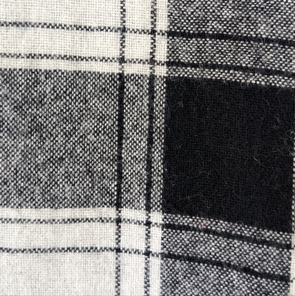 Coldwater Creek Women's Black Plaid Cape  Blazer Jacket, Size PS - Picture 11 of 11